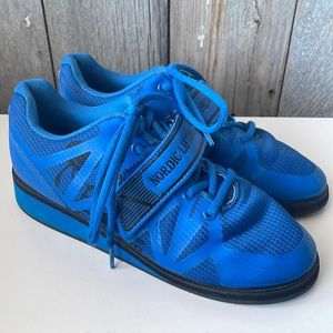 Nordic Lifting shoes. Practically brand new, hardly worn. Size 7 but fit size 8.